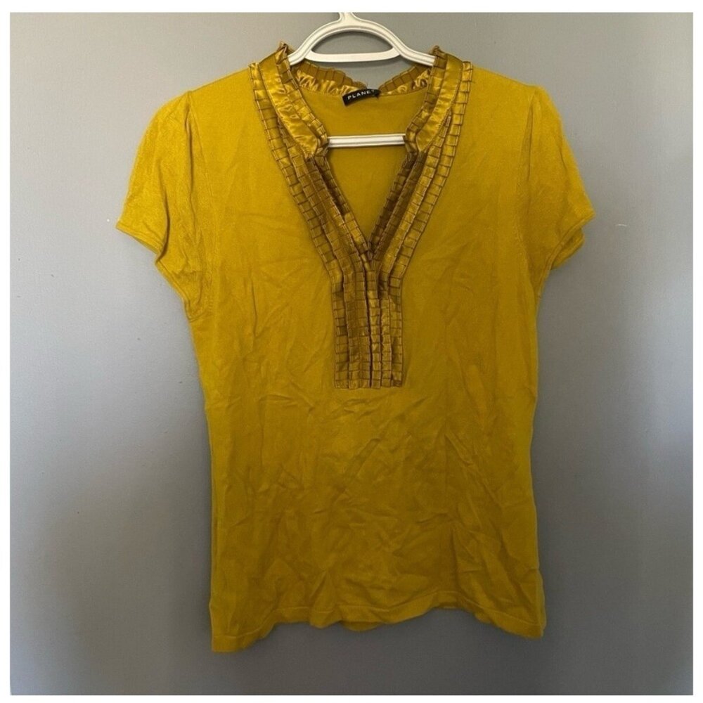 Planet UK Brand Live Green Shirt Size Large – Eco-Friendly Top VG